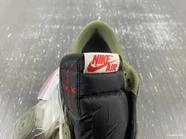 LOW X DM7866-002 JORDAN OG TRAVIS 'BLACK SCOTT OLIVE' SP 1 AIR 0506